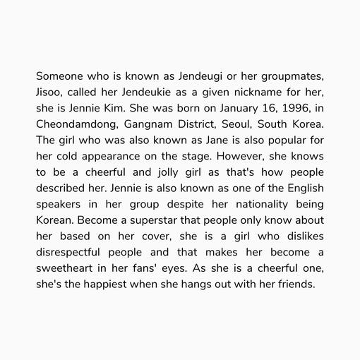 Describing Characters.